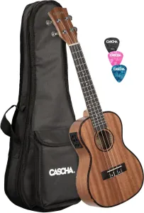 Cascha HH2035E Koncertné ukulele Natural #4454710