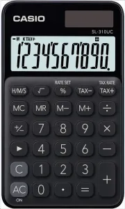 CASIO kalkulačka SL 310UC BK, Vreckový kalkulátor, blister