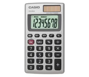 Casio Casio - Vrecková kalkulačka 1xLR54 strieborná #3892448