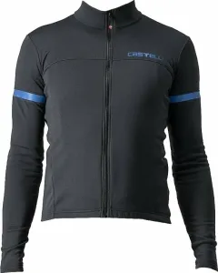 Castelli Fondo 2 Jersey Full Zip Light Black/Blue Reflex XL Dres