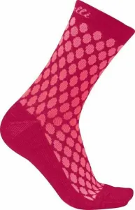 Castelli Sfida 13 Sock Brilliant Pink/Fuchsia S/M Cyklo ponožky