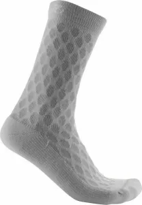 Castelli Sfida 13 Sock Silver Gray/White S/M Cyklo ponožky