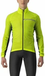 Castelli Squadra Stretch Jacket Electric Lime/Dark Gray XL Bunda Cyklo-Bunda, vesta
