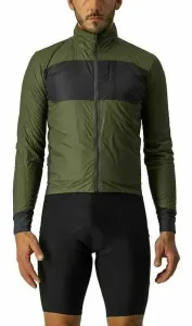Castelli Unlimited Puffy Jacket Light Military Green/Dark Gray 3XL Bunda