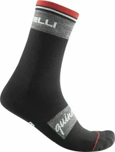 Castelli Quindici Soft Merino Sock Black L/XL Cyklo ponožky