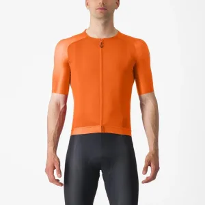 CASTELLI Cyklistický dres s krátkym rukávom - AERO RACE 7.0 - oranžová