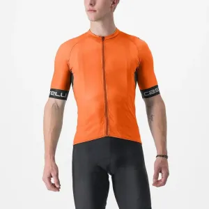 CASTELLI Cyklistický dres s krátkym rukávom - ENTRATA VI - oranžová