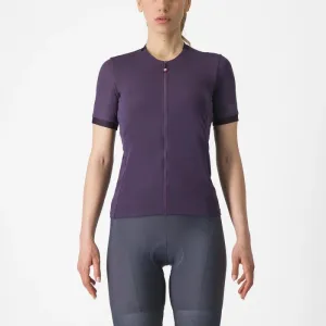 CASTELLI Cyklistický dres s krátkym rukávom - LIBERA - fialová