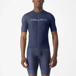 CASTELLI Cyklistický dres s krátkym rukávom - PROLOGO LITE - modrá