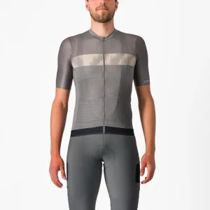 CASTELLI Cyklistický dres s krátkym rukávom - UNLIMITED ENDURANCE - šedá
