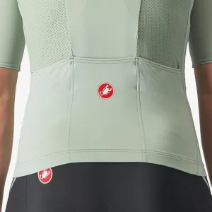 CASTELLI Cyklistický dres s krátkym rukávom - VELOCISSIMA 2 - svetlo zelená
