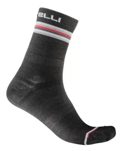 CASTELLI Cyklistické ponožky klasické - GO 15 LADY - šedá #2746482