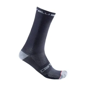 CASTELLI Cyklistické ponožky klasické - SUPERLEGGERA T 18 - modrá #7254794