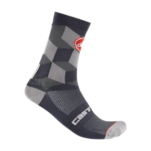 CASTELLI Cyklistické ponožky klasické - UNLIMITED 15 - šedá #7254781
