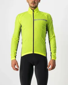 CASTELLI Cyklistická vetruodolná bunda - SQUADRA STRECH - žltá #2746457