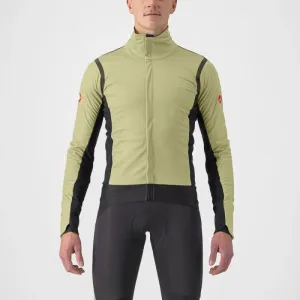 CASTELLI Cyklistická zateplená bunda - ALPHA ROS 2 - svetlo zelená #7257758