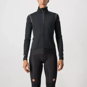 CASTELLI Cyklistická zateplená bunda - ALPHA ROS 2 W LIGHT - čierna