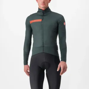 CASTELLI Cyklistická zateplená bunda - BETA RoS - zelená