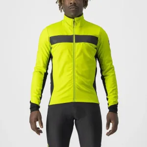 CASTELLI Cyklistická zateplená bunda - RADOPPIA 3 - svetlo zelená #7257771