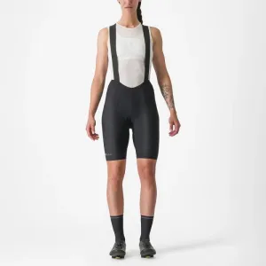 CASTELLI Cyklistické nohavice krátke s trakmi - ESPRESSO W DT - čierna
