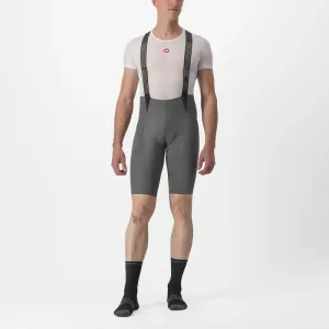 CASTELLI Cyklistické nohavice krátke s trakmi - FREE AERO RC - šedá #7257853