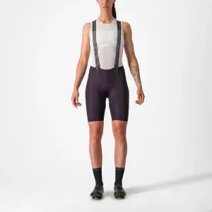 CASTELLI Cyklistické nohavice krátke s trakmi - FREE AERO RC W - fialová