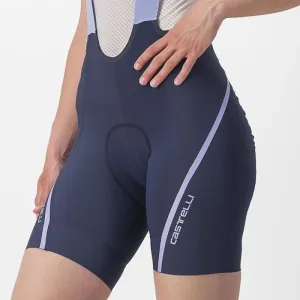 CASTELLI Cyklistické nohavice krátke s trakmi - VELOCISSIMA 3 - modrá #7257836