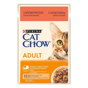 Cat Chow 26 x 85 g - hovädzie