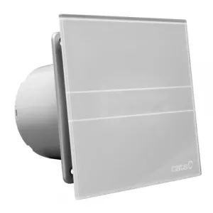 CATA - E-100 GST kúpeľňový ventilátor axiálny s časovačom, 8W, potrubie 100mm,strieborn 00900500