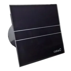 CATA - E-100 GBT kúpeľňový ventilátor axiálny s časovačom, 8W, potrubie 100mm, čierna 00900502