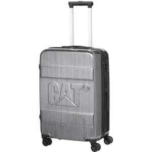 Caterpillar Skořepinový cestovní kufr Cat Cargo L 92 l stříbrný