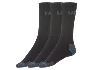 Caterpillar Pánske pracovné ponožky, 3 páry (39/42, čierna) #6015659