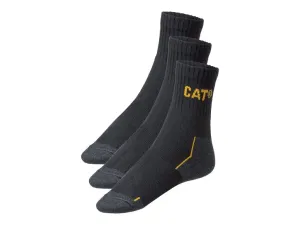 Caterpillar Pánske pracovné ponožky z biobavlny (39/42, čierna)
