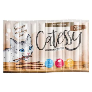 Výhodné balenie Catessy Sticks 150 x 5 g - BBQ losos