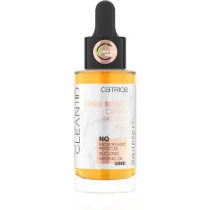 Catrice Clean ID Shine Bright Carrot Face Oil 30 ml pleťové sérum na zmiešanú pleť; na mastnú pleť; výživa a regenerácia pleti; na dehydratovanu pleť