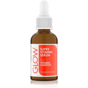 Catrice Glow Super Vitamin Serum 30 ml pleťové sérum pre ženy na veľmi suchú pleť; na rozjasnenie pleti; na dehydratovanu pleť