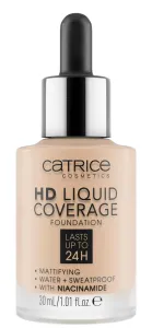 Catrice HD Liquid Coverage 24H 30 ml make-up pre ženy 010 Light Beige