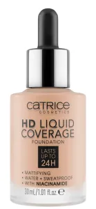 Catrice HD Liquid Coverage 24H 30 ml make-up pre ženy 020 Rose Beige