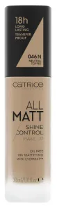 Catrice All Matt 30 ml make-up pre ženy 046 N Neutral Toffee na mastnú pleť; na problematickú pleť s akné