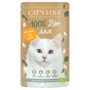 Cat's Love Bio 6 x 100 g - kuracie