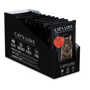 Cat's Love 12 x 85 g - miešané balenie