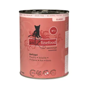 Catz Finefood konzervy 6 x 400 g - Hydinové