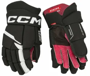 CCM HG NEXT JR Hokejové rukavice, čierna, veľkosť #8117285