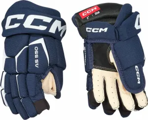 CCM Tacks AS 580 JR 10 Navy/White Hokejové rukavice