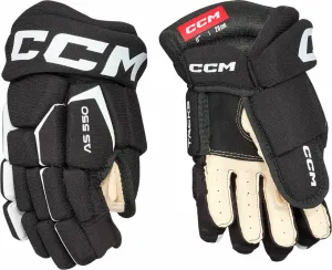 CCM Tacks AS 580 JR 12 Black/White Hokejové rukavice