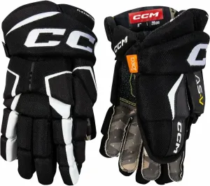 CCM Tacks AS-V JR 10 Black/White Hokejové rukavice
