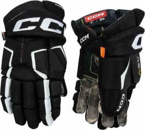 CCM Tacks AS-V SR 13 Black/White Hokejové rukavice
