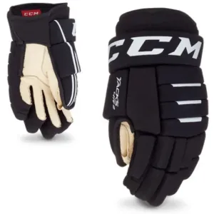 CCM TACKS 4R2 YT BLK Detské hokejové rukavice, čierna, veľkosť 9