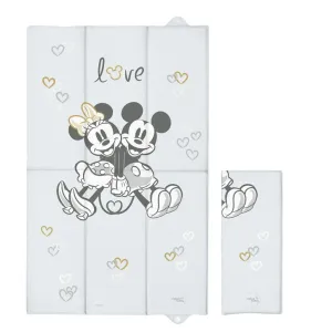 CEBA BABY prebaľovacia podložka cestovná 50 × 80 cm, Disney Minnie & Mickey Grey