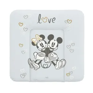 CEBA BABY prebaľovacia podložka mäkká na komodu 75 × 72 cm, Disney Minnie & Mickey Grey